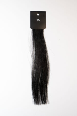 Genius Wefts - 100 % Echthaar - Remy Haarqualität - Farbnummer 1A Schwarz