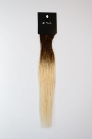 Genius Wefts - 100 % Echthaar - Remy Haarqualität - Farbnummer 2T/Ice Ombre kühl und blond