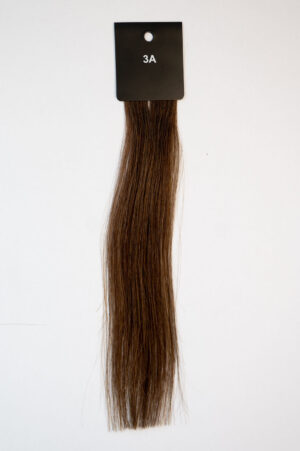 Genius Wefts - 100 % Echthaar - Remy Haarqualität - Farbnummer 3A Warmes Mittelbraun