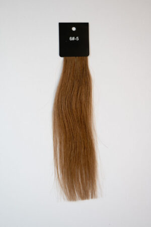Genius Wefts - 100 % Echthaar - Remy Haarqualität - Farbnummer 6#-5 Hellbraun gold