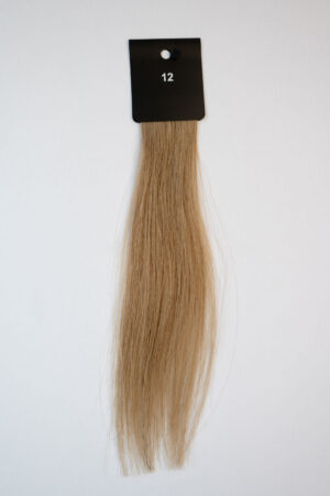 Genius Wefts - 100 % Echthaar - Remy Haarqualität - Farbnummer 12 Hellblond