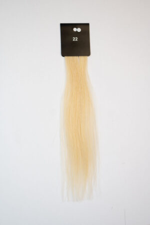 Genius Wefts - 100 % Echthaar - Remy Haarqualität - Farbnummer 22 Platinblond