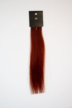 Genius Wefts - 100 % Echthaar - Remy Haarqualität - Farbnummer 33 Kupferbraun