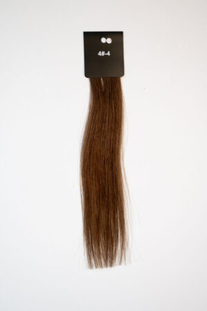 Genius Wefts - 100 % Echthaar - Remy Haarqualität - Farbnummer 4#-4 Mixbraun/blond