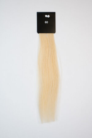 Genius Wefts - 100 % Echthaar - Remy Haarqualität - Farbnummer 60 Platinblond