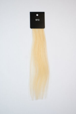 Genius Wefts - 100 % Echthaar - Remy Haarqualität - Farbnummer 613 Helles Blond (Bleach)