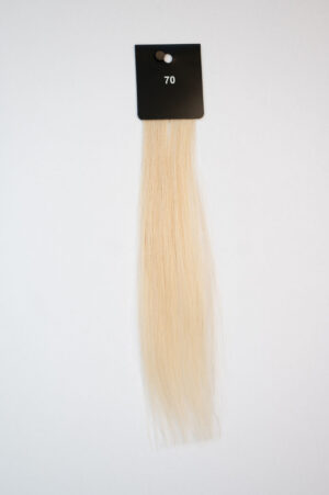 Genius Wefts - 100 % Echthaar - Remy Haarqualität - Farbnummer 70 Cremeblond