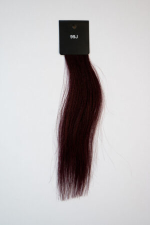 Genius Wefts - 100 % Echthaar - Remy Haarqualität - Farbnummer 99J Dunkles Rot
