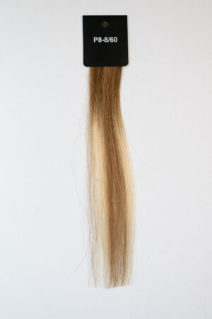 Genius Wefts - 100 % Echthaar - Remy Haarqualität - Farbnummer P8/8-60 Dunkelblond/Platin Mix